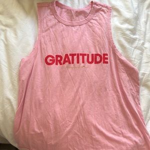 Spiritual Gangster pink workout tank